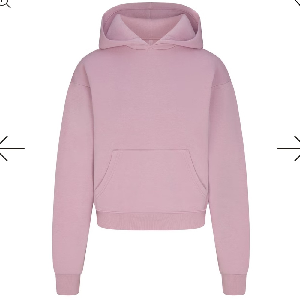 SKIMS Cotton Fleece Hoodie ✨ d u s k